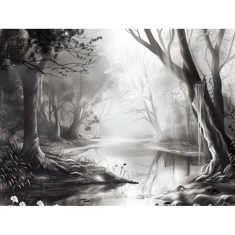 Tapis de bain Misty Woods, L 21 po x L 34 po
