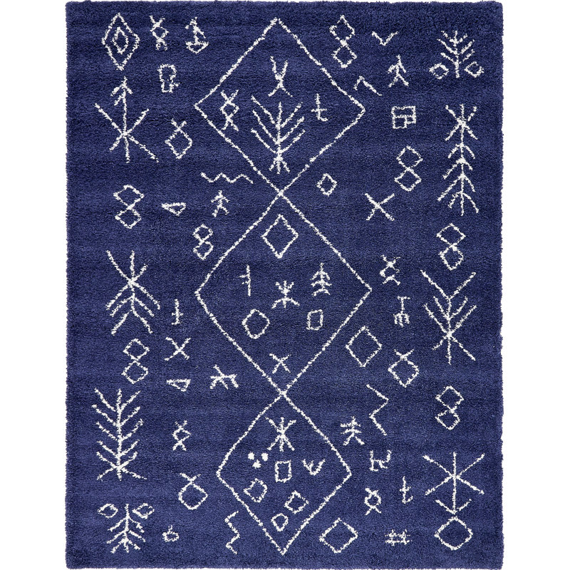 Southwestern Shag Area Rug, Rectangle 244 x 305cm