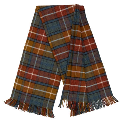 Highland Tweeds Shetland Lambswool Throw (antique Buchanan)