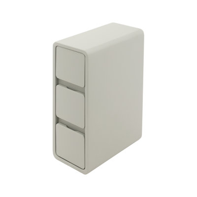 Bedside Table With Three Drawers(15.75*7.87*22.83 In)