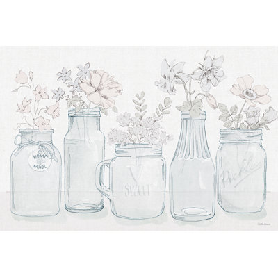 " Peaceful Petals I Blue Gray " by Beth Grove