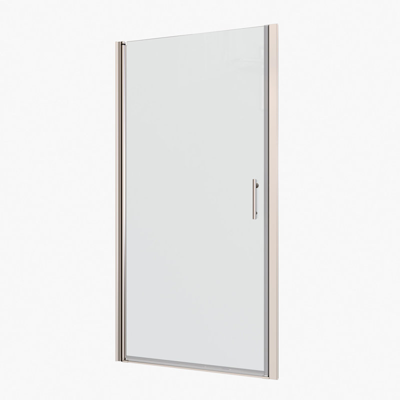 Universal Pivot Shower Door, Chrome