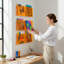 Organisateur de bibliothèque mural à 3 niveaux-126842525