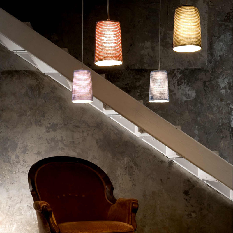 Paint 1 - Light Drum Pendant, Red
