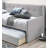 Contemporary Button-Tufted Daybed with Integrated Slat Trundle