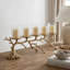 Bougeoir de table en aluminium 10,4 po H