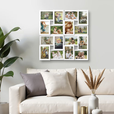 Cadre photo mural, galerie Collage, 16 photos