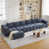 Blue Chenille