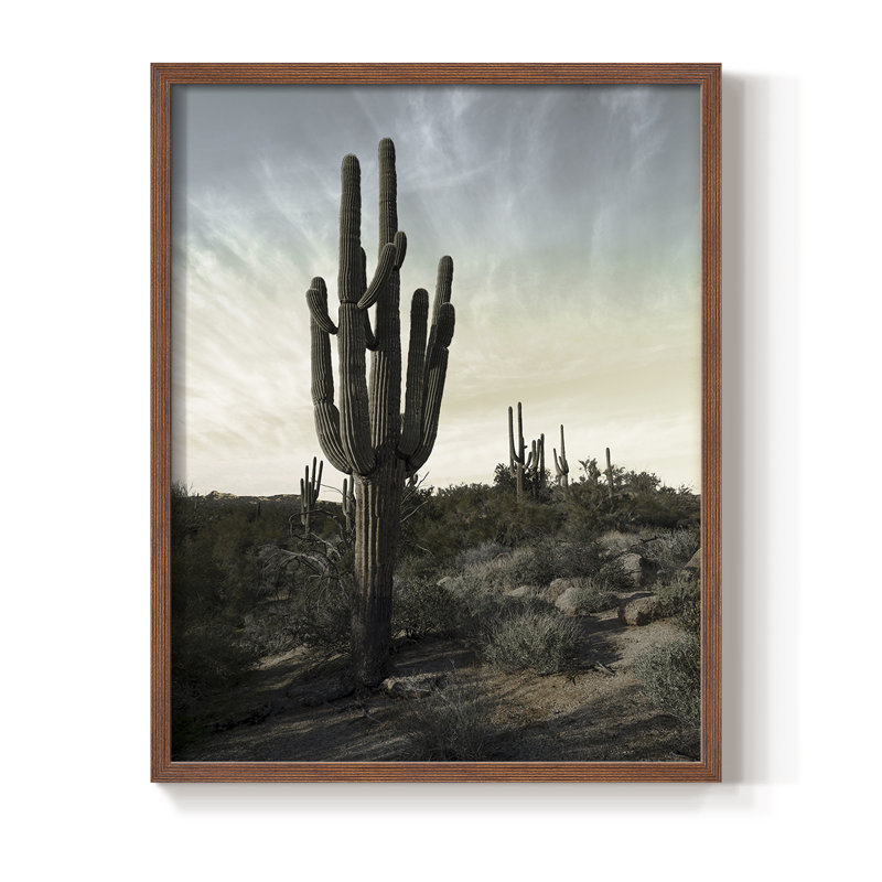 «King of the Desert», reproduction encadrée - bois massif, Brun, H 28 po x l 22 po