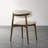 Roundhill Furniture Rosalina Upholstered Dining Chairs, Set Of 2, Walnut Finish