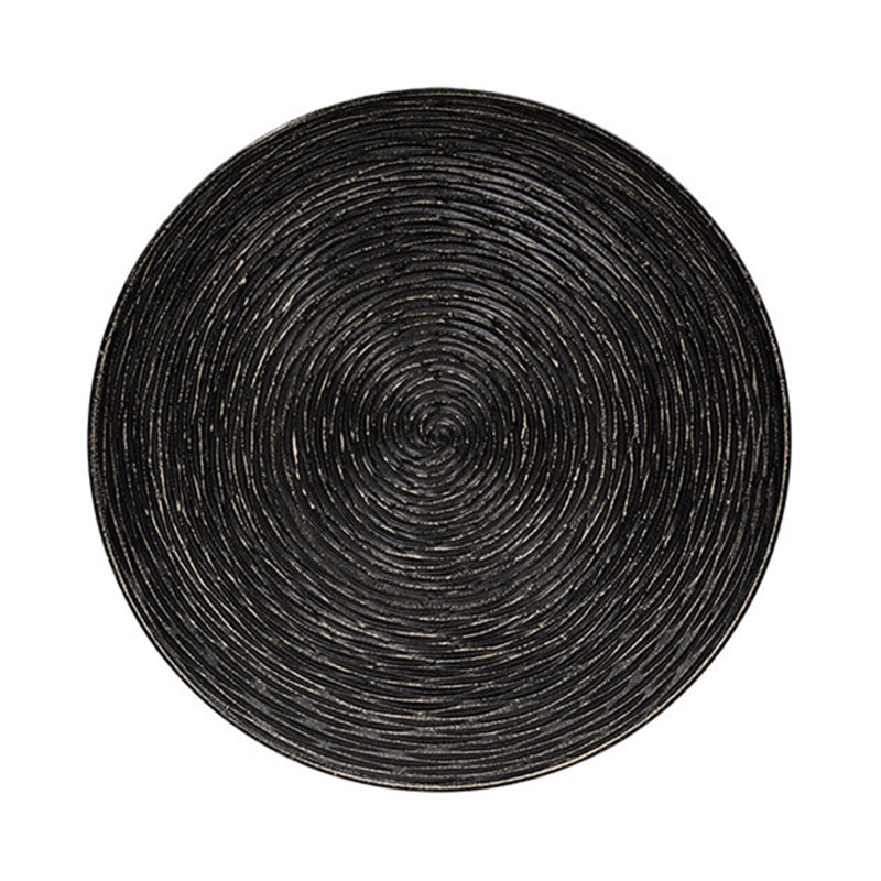 Plaque sculptée, Noir