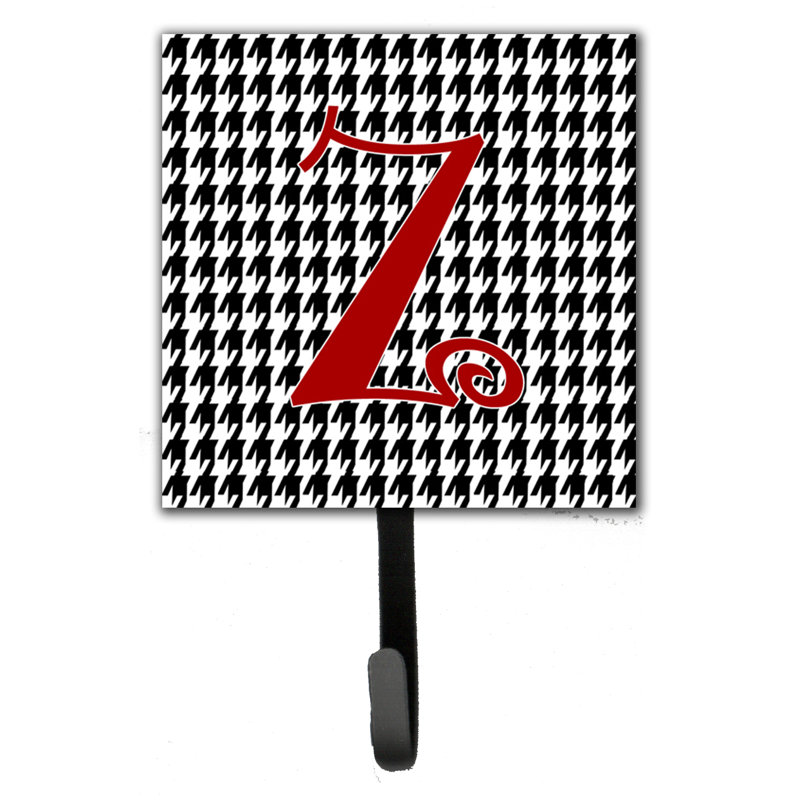 Crochet mural houndstooth monogramme, Z