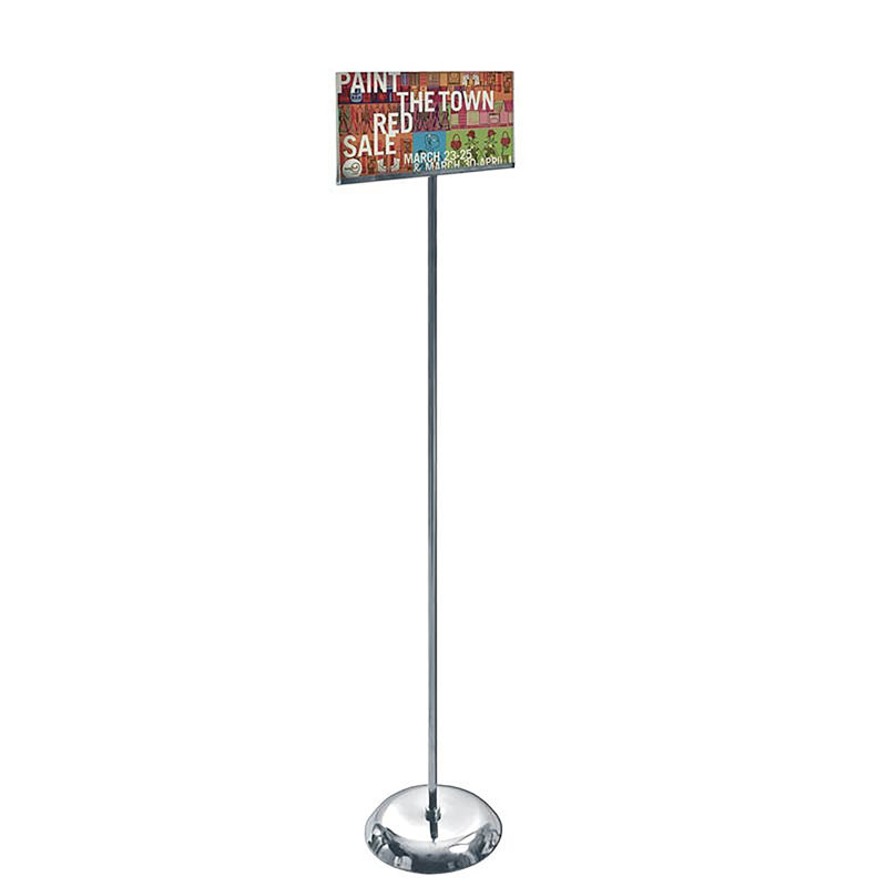 11"W x 7"H Clear Acrylic Top Load U-Frame Floor Display