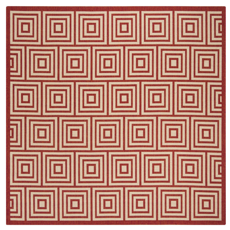 Linden 100 Performance Geometric Indoor/Outdoor Area Rug