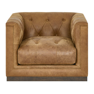 Curated Swivel Tufted Armchair