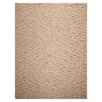 Oatmeal Hand Woven Flatweave Geometric Wool Area Rug in Multi Sizes