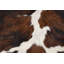 Tapis brun en cuir de vache Digby