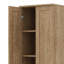 Armoire de rangement 2 portes pour salle de bain, bureau, tablettes réglables-7513901