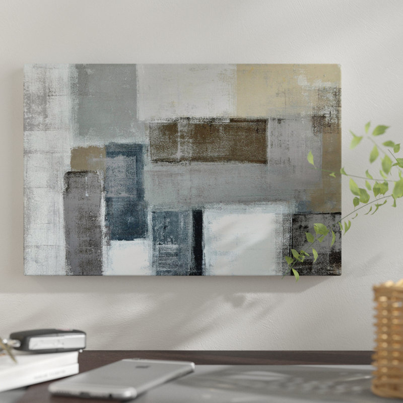 « the labyrinthe », impression sur toile, H 8 po x l 12 po x P 0,75 po, Toile tendue, Pas de tapis
