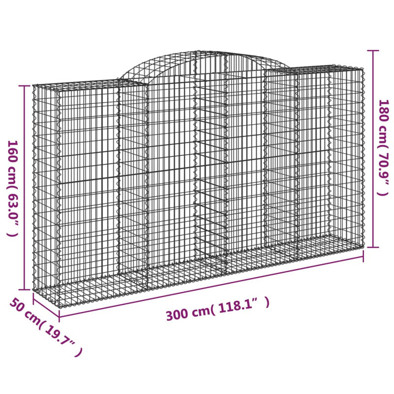 Border Fencing, 180cm H x 300cm W x 50cm D