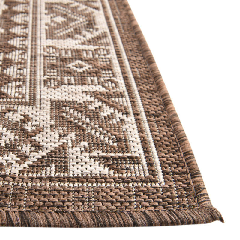 Danera Geometric Indoor / Outdoor Rug, Runner 2' x 6'
