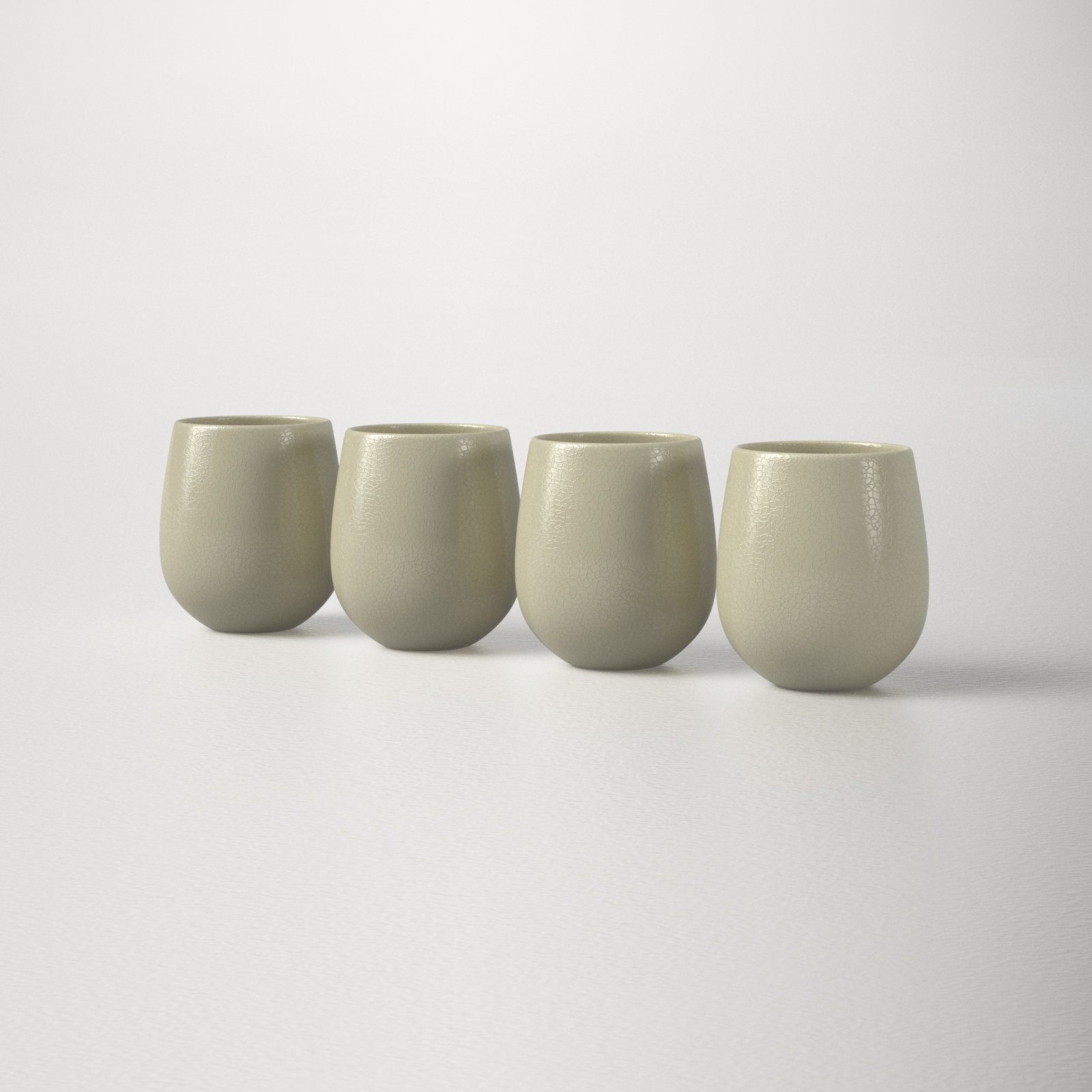 Borgen Handmade Stoneware Coffee Mug, Muslin