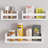 Rigga 3 Piece Floating Shelf with Front Bar