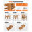 All Weather Rectangular HIPS Patio Dining Set for 4 with Arm Chairs 5 Piece Outdoor Furniture Set with Umbrella Hole Modern Plastic Outdoor Dining Sets-674591243-698425761