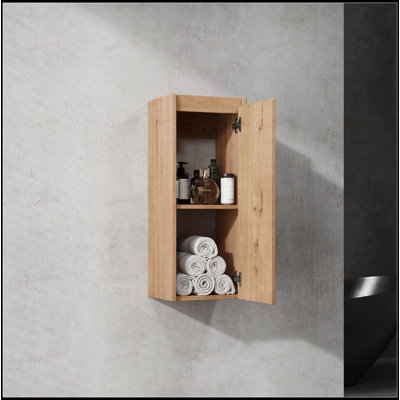 Meuble-lavabo mural 30 po avec armoire latérale