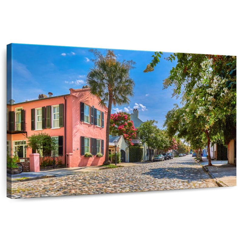 Sireci Charming Charleston Street, 32" H x 48" W