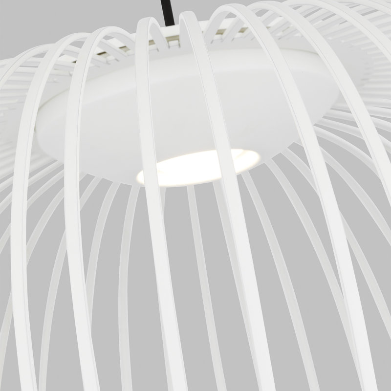 Kai 2 Pendant, Matte White