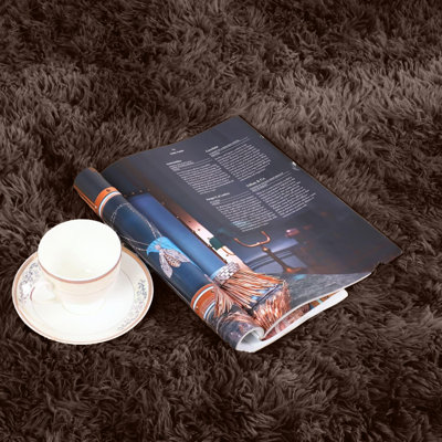 Venuti Solid Colour Shag Area Rug