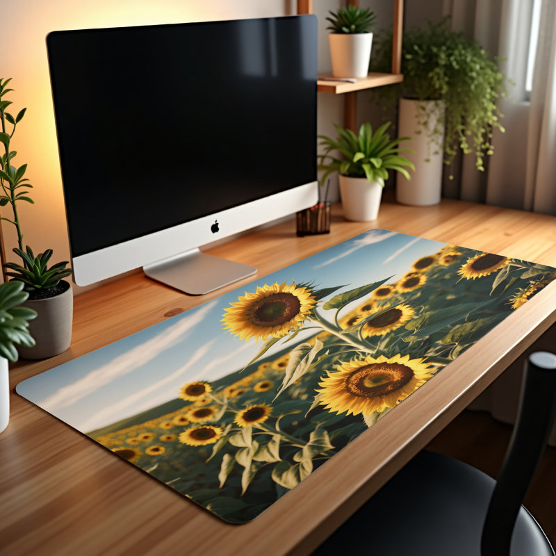 Polyester Desk Pad, 14.4x12.1