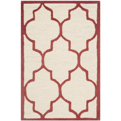 Cannen Hand Tufted Wool Geometric Rug