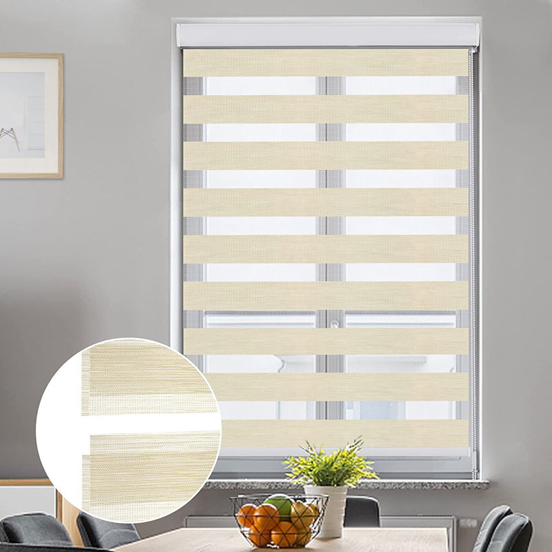 Semi Sheer Zebra Shades, 31"W x 72"L