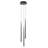 Jaciana 3-Light  Modern LED Chandelier Cylinder Black Pendant Kitchen Island Dimmable