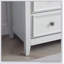 Commode moderne à 5 tiroirs avec rangement spacieux, glissières lisses et sécurité anti-basculement pour l'organisation du salon