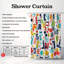 Stamps - Rideau de douche Premium-109253876