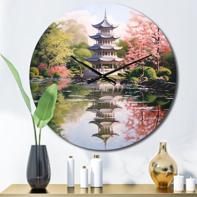 Horloge murale Asian Art