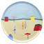 Destination Mer Porcelain Dinner Plate