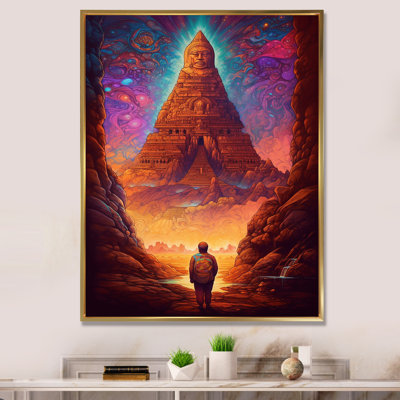 «Arriving In The Sacred City Of Gold I», reproduction sur toile