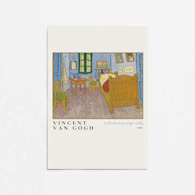 Van Gogh's La Chambre v3, reproduction dans un cadre