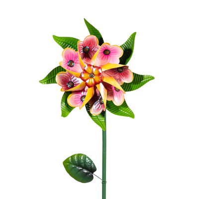 Bright Blossom Wind Spinner Stake, 60in