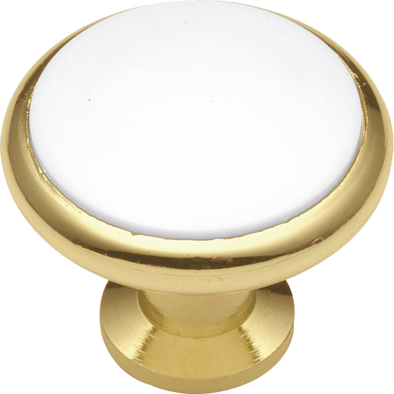Tranquility 1 5/16" Diameter Mushroom Knob, White