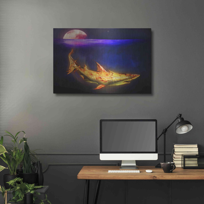 «Mako Shark» par Michael Stewart, H 24 po x l 36 po