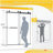 Frameless Double Sliding Shower Door 56-60 "W x 74" H, 5/16 "(8mm) Tempered Glass, Explosion Proof Film, Stainless Steel Handle, Square Tube Track,Brushed Nickel-122862264