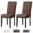 Tufted  Fabric Upholstered Parsons Dining Chairs-630994474-654535107