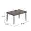 Fauteuil en bois et osier Hampton