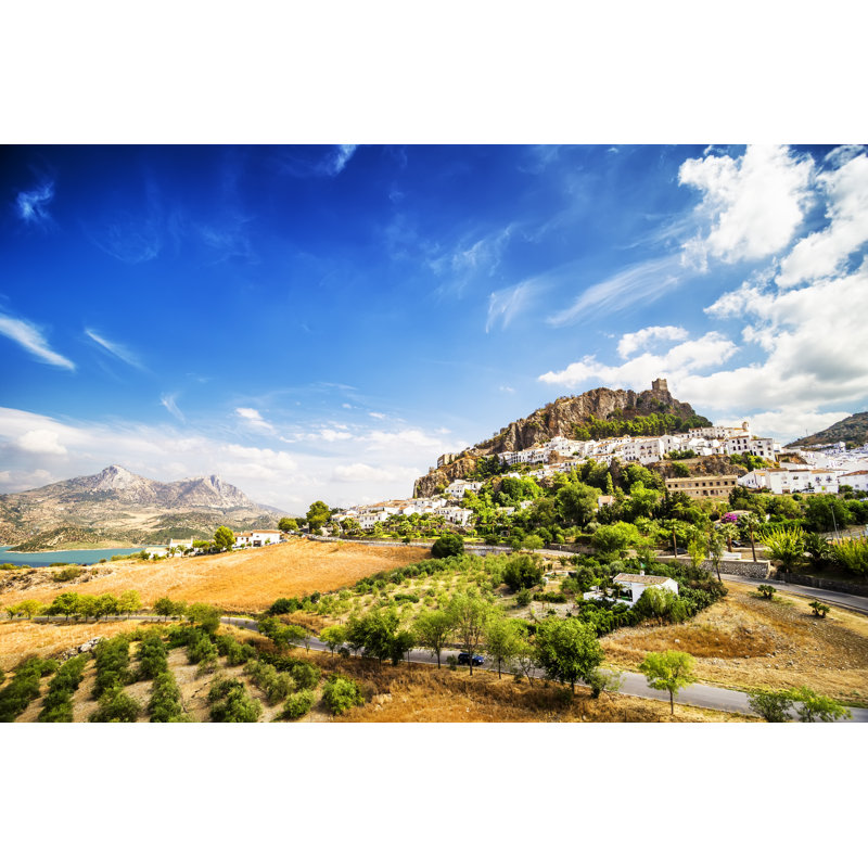 Zahara De La Sierra,Town Located In Cadiz, Andalusia, Spain - Wrapped Canvas Print, 30cm H x 46cm W x 3.8cm D