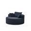 Canapé-lit simple en peluche éponge de 55 pouces, aucun assemblage requis, fauteuil-lit moderne moelleux pour le salon et la chambre à coucher-130620441